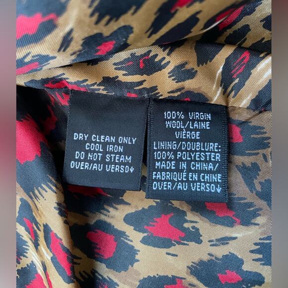 Ellen Tracy black wool blazer bell bottom sleeves button closure Women's Size M - Picture 6 of 9